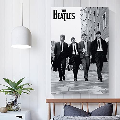 KFMD Poster vintage de groupe de musique rock The Beatles – Impression sur toile – Décoration murale moderne pour… - Les Beatles, Paul McCartney, John Lennon, RIngo Starr, George Harrison KFMD Poster vintage de groupe de musique rock The Beatles - Impression sur toile - Décoration murale moderne pour… – Image 6