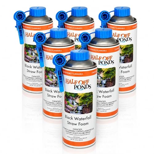Half Off Ponds Black Waterfall Foam Sealant Spray – 6