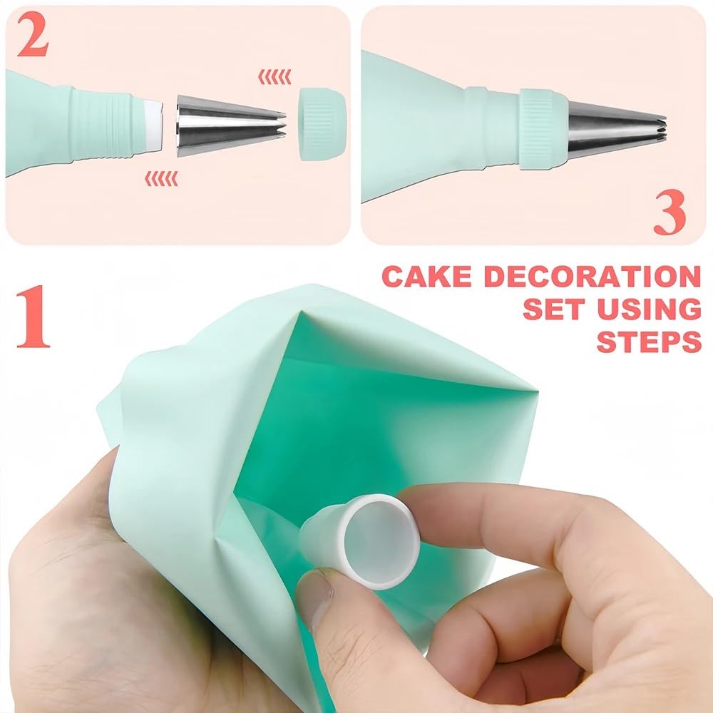 Backzubehör,Torten Zubehör 66/102 STÜCKE Kuchen-drehscheiben Kuchendekorationstisch Haushaltsbackwerkzeuge DIY Dekorieren Drehscheiben Kunststoff 10 Zoll Küchenhelfer(66PCS)