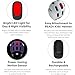 woom Ready Helmet Light, Rechargeable LED Rear Light Accessory for Ready Kids' Helmet, High-Visibility Bicycle Safety Light with 3 Modes & Auto Turn-Off for Boys & Girls