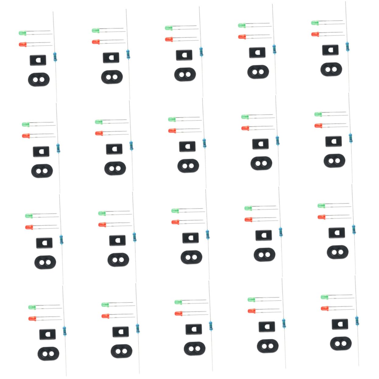 Angoily Micro Landscape Light Decor Traffic Light Models Mini Traffic Lamp Decorations Table DIY Materials