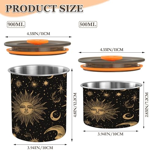 Lata Hermética para Café Acero Inoxidable 30oz miniatura 2