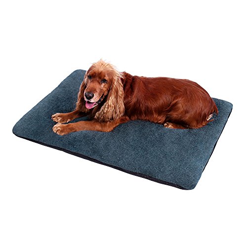 MYANIMALY Lama Cama para Animales en Tres tamaños, Cama para Mascotas, Cama para Gatos, Cama para Mascotas, Cama para Perros, Cama para Gatos, casa para Perros (Grey, L - 100 x 70 cm)