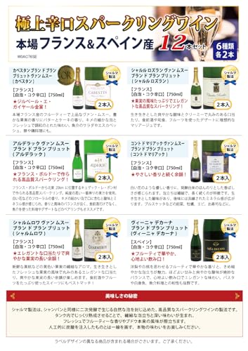 ワインプレス ヴェリタス 極上辛口スパークリングワイン 12本セット W0AC76SE