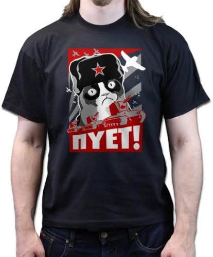 Grumpy Cat Russian FPS Niet NO! Nope T-Shirt