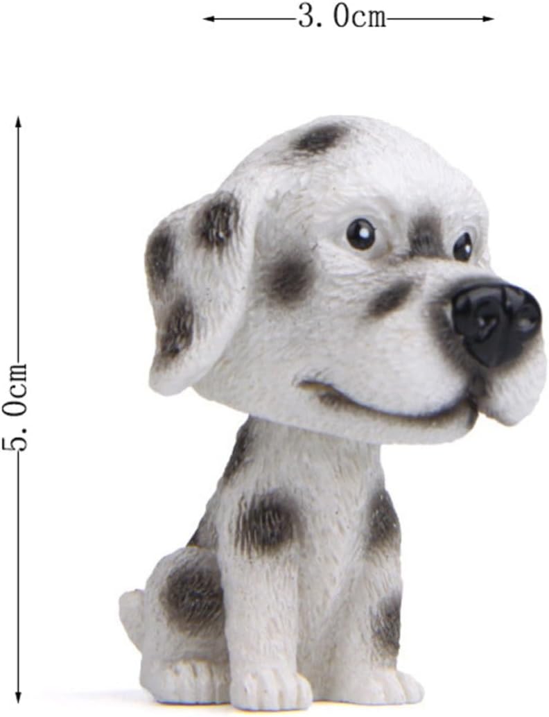 Veemoon Resin Nodding Dog Car Ornament for Home and Vehicle Display image 2