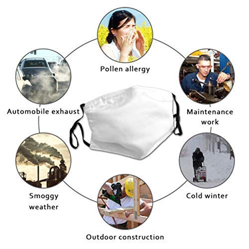 Ubers Mundschutz Avocado Mouth Cover Face Cover Dust-Proof Sunscreen Turban Headdress Mouth Scarf with Reusable Austauschbaren Filter - 2