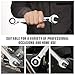 GRENPRO Ratcheting Wrench Set, Combination Wrench Set, 22-Piece SAE & Metric and Standard, 72Th Long Open End, 1/4