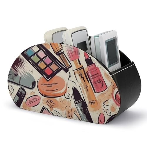 Boîte de rangement télécommande à 5 compartiments pour bureau - 2
