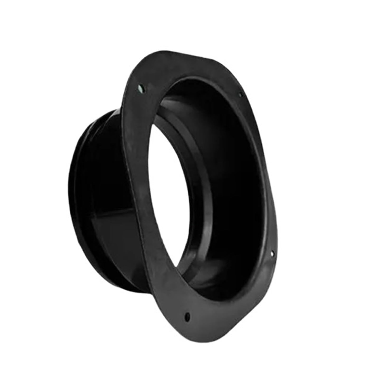 Toolnox Black-250Mm Plastic Vent Pipe Adapter Flange Connector
