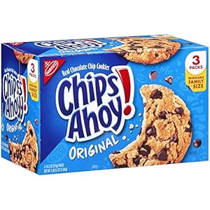 Chips Ahoy! Original Chocolate Chip Cookies, 18.2 Ounce (Pack of 3-9 bag total)