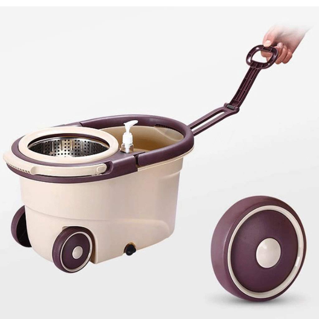 Balai serpillère rotatif avec seau pour le lavage du sol et balayage humide