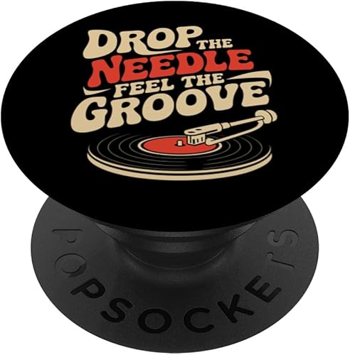 Miniatura 8 de Vinyl Record Collector Retro Music Turntable Lover PopSockets PopWallet for MagSafe