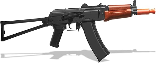 EMERBU EMERBU AKS74U - Lanzador de bolas de gel de grado profesional actualizado por EMERBU - Cuerpo de metal y nailon - Alta potencia de 11.1 V -