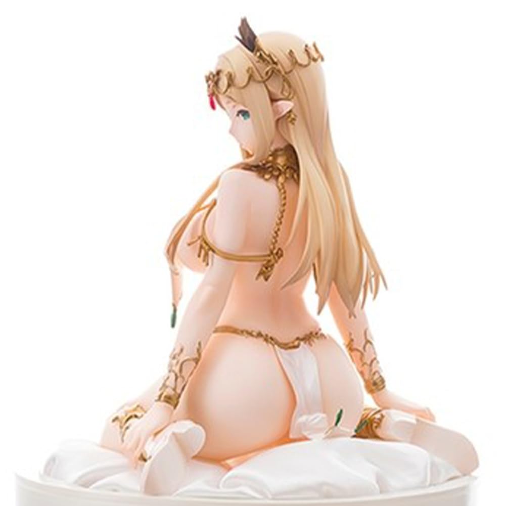 LUNK Figurine d'elfe de l'anime Lily Rerium de 13 cm - Position agenouillée - En PVC - Cadeau de collection