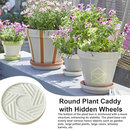 Support roulant pour pot de fleurs idéal pour fleurir le balcon ou le salon
