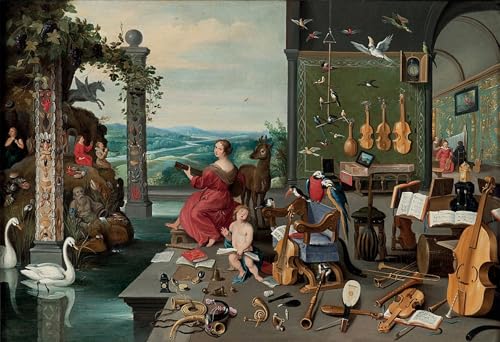 Tableaux Toile l'Allégorie de l'ouïe Jan Brueghel Impression Haute Définition 60x90