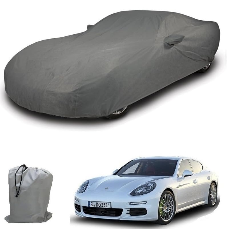 Image of ARCUATE Triple Layer Custom fit Car Body Cover for Porsche Panamera |Top Layer Dustrproof | Middle Layer Waterproof | Bottom Layer Scratch Protection | Outdoor Indoor Fabric