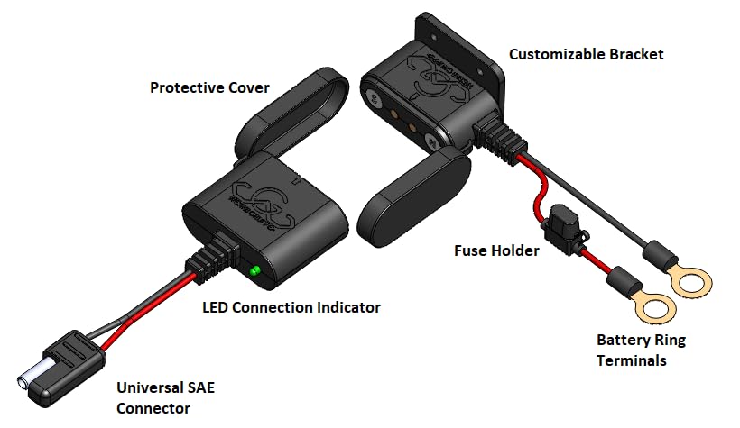 Amazon.com: ChargeSafe - Magnetic Trickle Charger Adapter | 6V