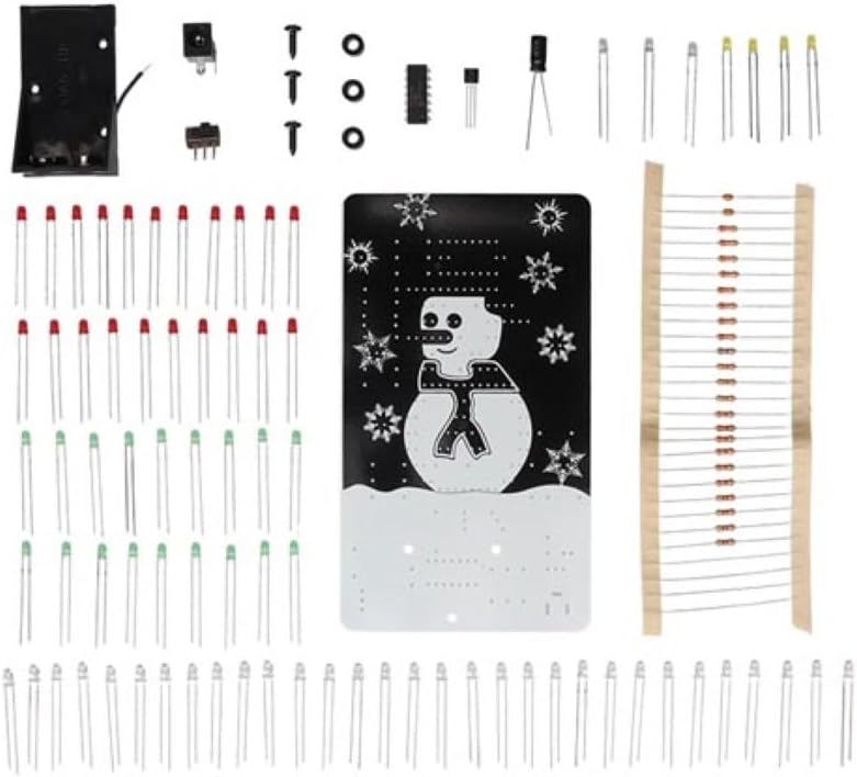 Whadda WSSA200 kit components laid out