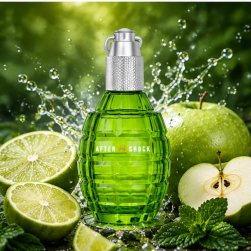 Image of Aftershock Hitman Eau De Parfum for Men 300ml | Long Lasting Perfume | Aromatic Amber Fragrance with Fresh Spicy, Green, Mossy & Musky Notes | Masculine Luxury Scent for Daily & Evening Occasions