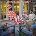Homeimpro Garden Solar Lights Flamingo Decor Gifts for Women Yard Outdoor Decorations Stake Lights, Waterproof Warm White 27 LED for Lawn,Patio, Courtyard, for Mom Grandma