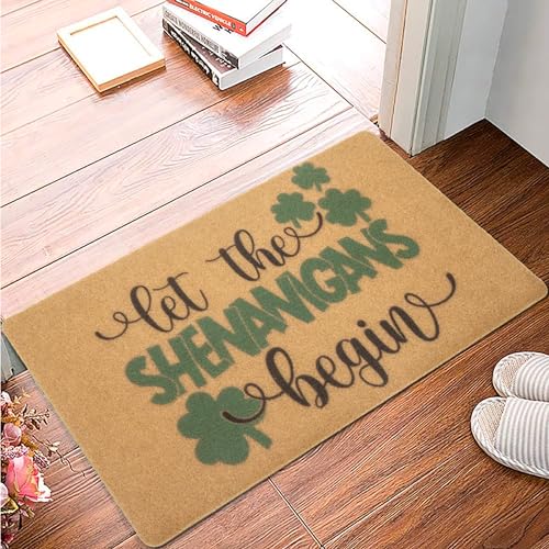Paillasson Saint-Patrick en coco synthétique, cadeau déco parfait