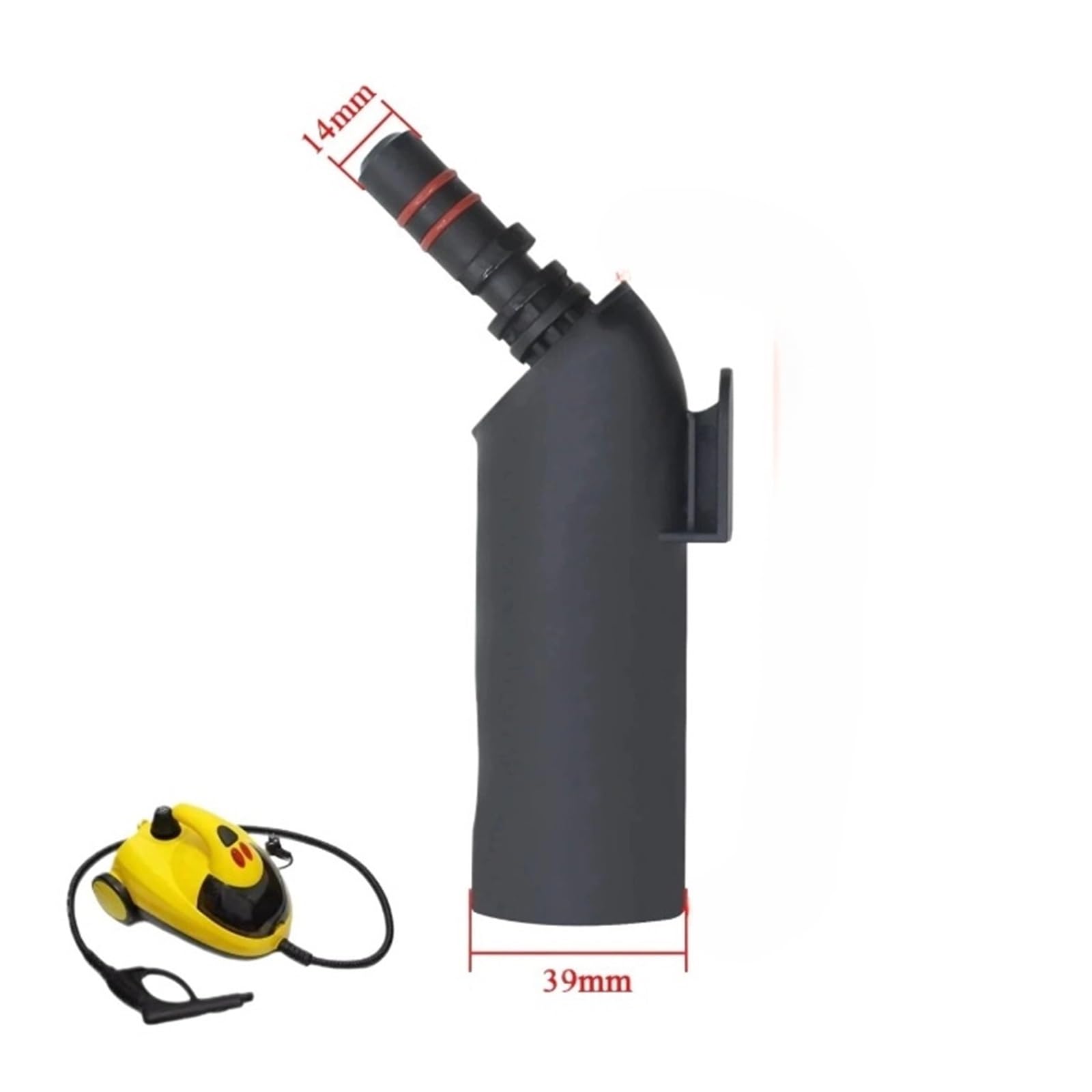 HBFEYSZY Compatible for Steam Cleaner Accessories for Spray Round Brush Mirror Brush Robot Vacuum Cleaner Nozzle Brush Head WJ528(A)