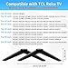 TV Stand Compatible with Element TV Stand Legs No Wall Driling, Anti-Slip TV Feet for Element Roku TV Legs Replacement Easy to Install