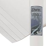 Lian Zhen Traditional Rice Paper - Rice Paper for Art, Painting, Watercolor, Calligraphy, and More! - (5 Sheets Rolled) 70 x 114 cm