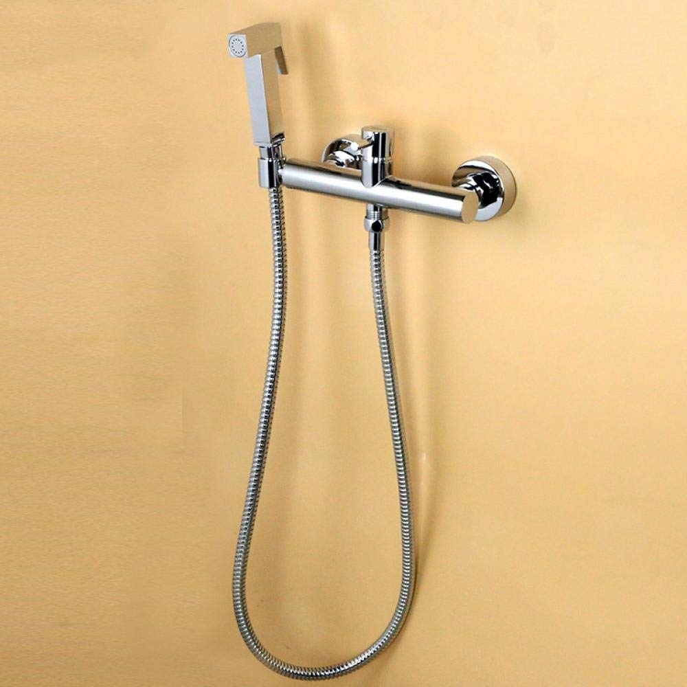 do higieny osobistej czyszczenie toalet ścierka do kąpieli dla zwierząt pieluchy mop basen - mały prysznic ciśnieniowy gorący i zimny drobny miedziany bidet toaleta toaleta zestaw pistoletów