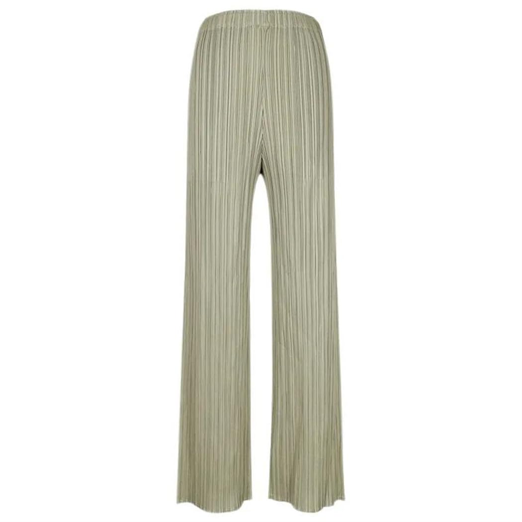 Pantalones plisados de cintura alta para mujer, ajuste holgado, pierna recta, elegantes pantalones de uso diario