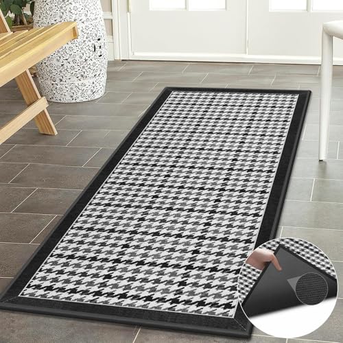 Image of Proxin Anti Fatigue Kitchen Rug Sets 2 Piece Non Slip Kitchen Mats for Floor Cushioned Kitchen Rugs & Mats Waterproof Comfort Standing Mat Runner for Kitchen,Home Office,Sink,Laundry (Multi 4)