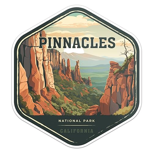 Pinnacles National Park Sticker - Waterproof Vinyl Decal for Car Bumper