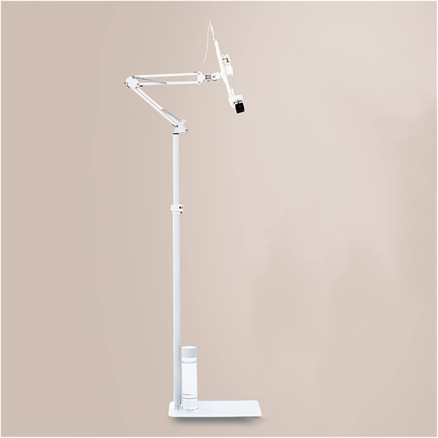 Soporte de Libros Ajustable para Leer en la Cama, Soporte de Suelo Resistente con Atril multifunción, Soporte Plegable para Tableta, ángulo Giratorio de 360 Grados, Ideal para Atril de músic