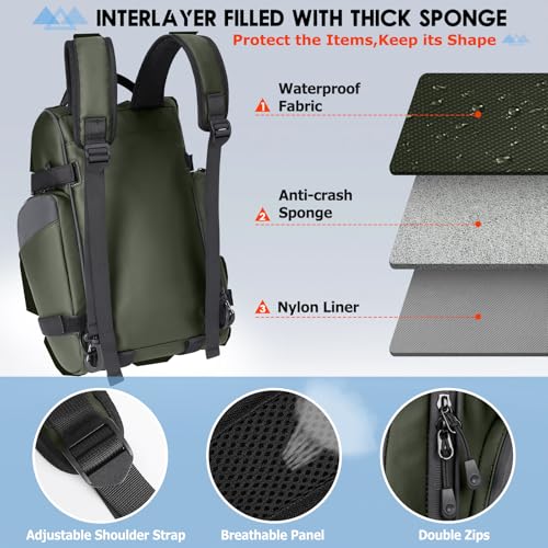 image for RAINSMORE Bike Bags for Bicycle Rear Rack 15L Waterproof Bike Ebike Tr