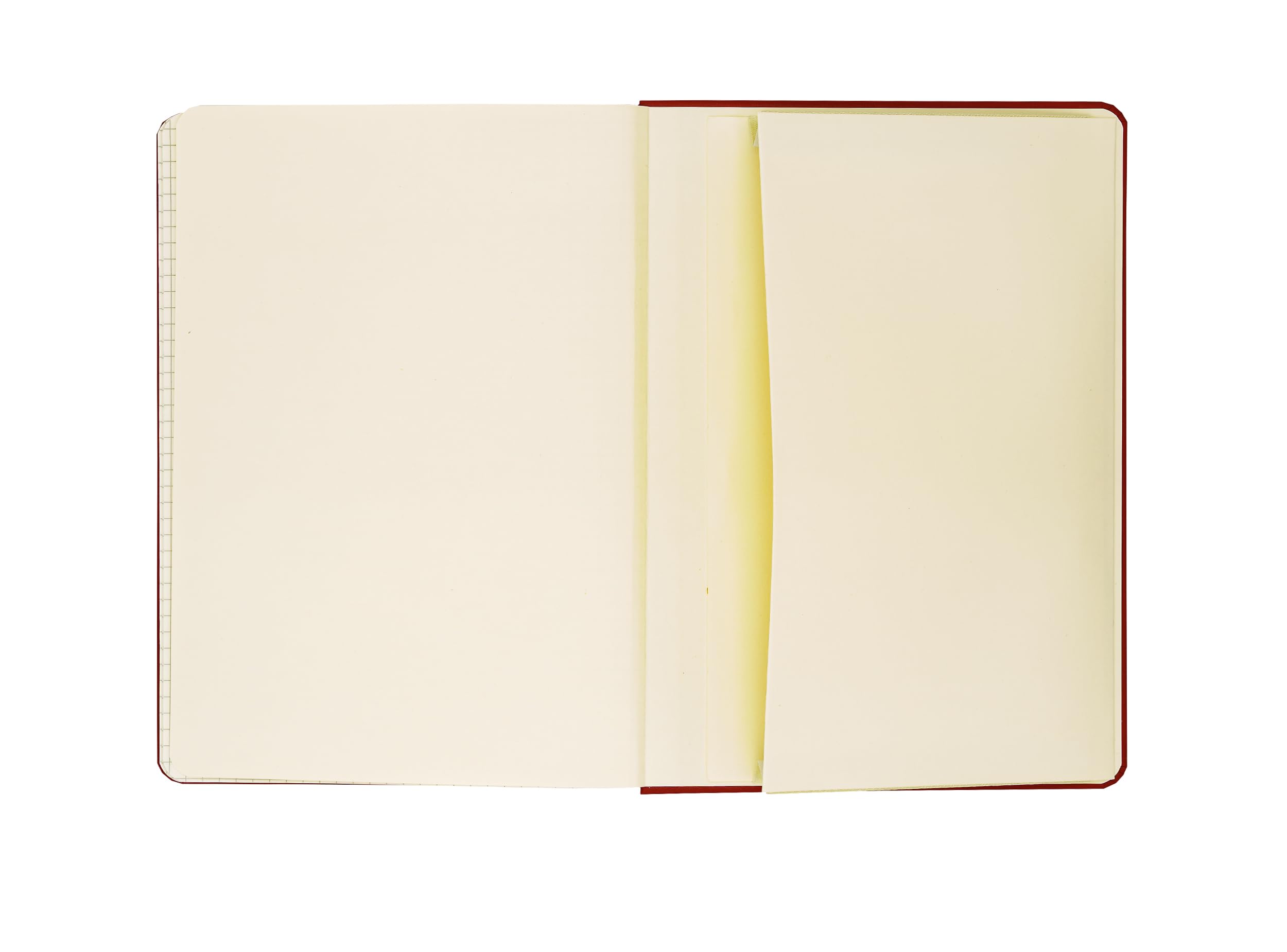 Taccuino A5 a Quadretti 192 Pagine con Tasca Interna Segnalibro Chiusura Elastica