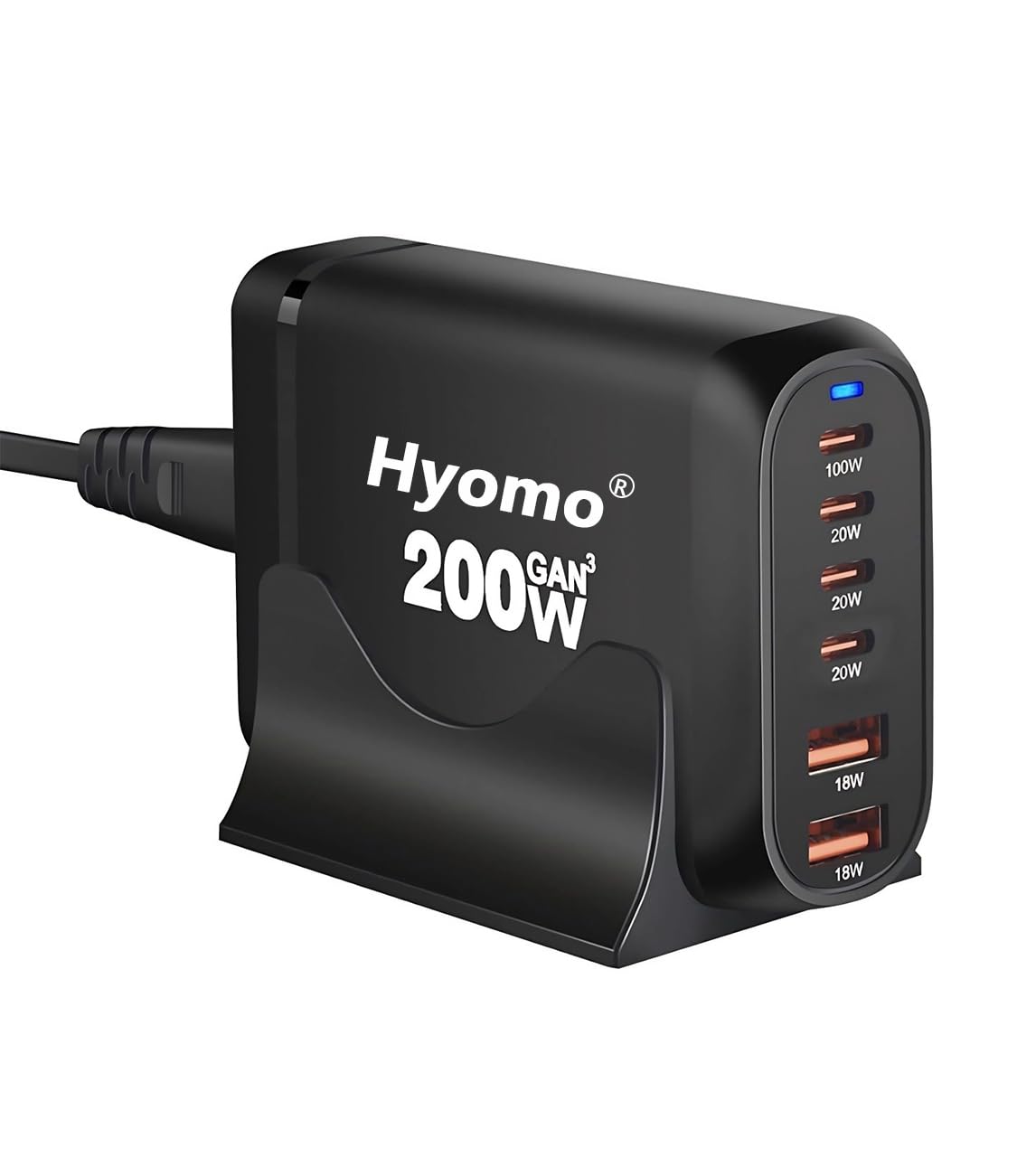 Amazon.co.jp: 【200W GaNFastⅢ 充電器】 6ポート 単口最大100W 【PSE