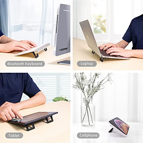 Laptop Stand for Desk, Portable Laptop Stand, Invisible Ergonomic Computer Holder Bracket Laptop Riser, Foldable Stands Compatible with MacBook Air Pro, Dell XPS, Lenovo, HP More - Thumbnail 6