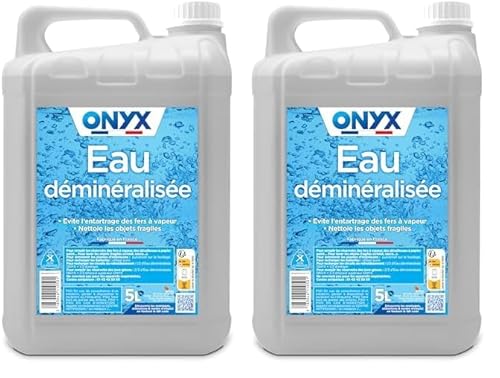Onyx - Eau Déminéralisée - Fer à Repasser, Lisseur à