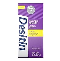 Vista 3 de DESITIN Pasta para sarpullido de pañal de máxima potencia original, tamaños variados de 3 piezas 4 oz, 2 oz, 1 oz Pack de paquete