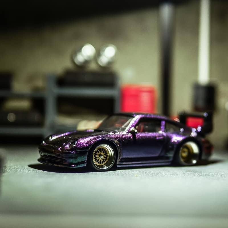 Miniatura 6 de Carlomo - Llantas de aleación de clase N a escala 164, neumáticos de goma con ejes, kits de detalles (kit de 4 piezas1) piezas modificadas para