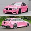 GRTHTATI 30cm x 150cm Gloss Vinyl Wrap for Car Interior & Exterior Self Adhesive Bubble-Free Vinyl Film for Automotive, Motorcycle, Bike (Gloss Pink, 30cm x 150cm) #2