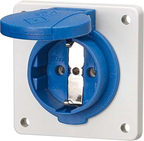 Mennekes 11031F 16A2P+E 230V Schuko azul IP54