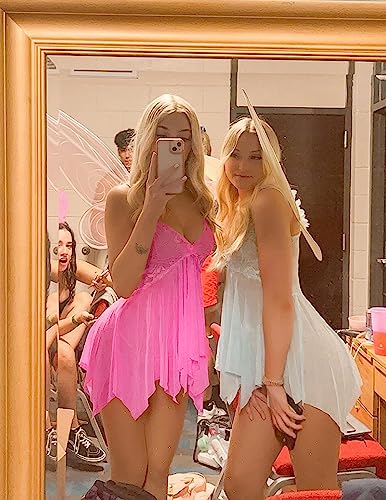 Image of Avidlove Women Lingerie Lace Babydoll V Neck Sexy Sleepwear Strap Chemise