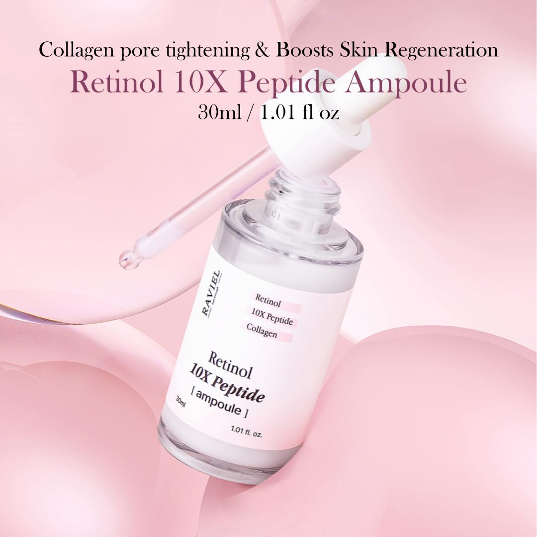 Amazon.com: RAVIEL Retinol & Collagen 10X Peptide Ampoule