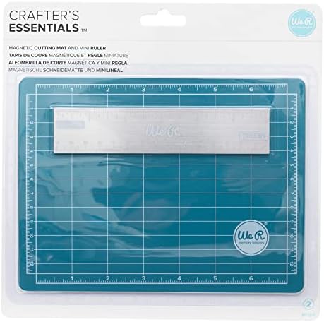 We R Memory Keepers Trimmer & Mat, 7x5, Magnetic Cutting Mat And Mini Ruler, Craft Supplies Trimming Tools Ruler Paper Crafts image 5
