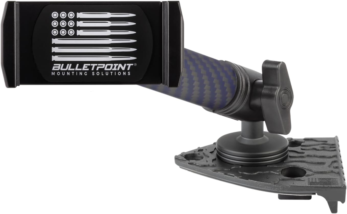 Dash Mount Cell Phone Holder Compatible with 2018-2023 Jeep Wrangler JL (NOT 4xe) & 2020-2023 Jeep Gladiator Single Ball Mount Compatible with iPhone Android Smartphone (Driver Side)