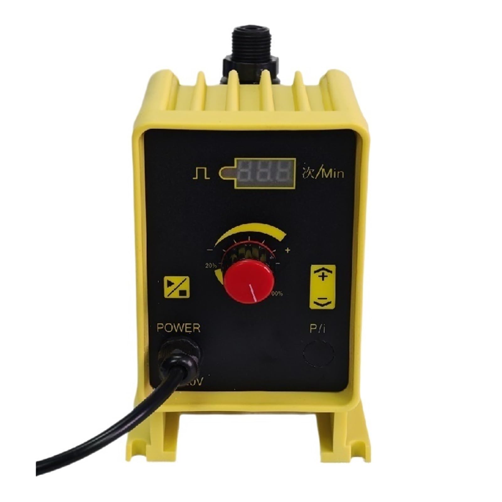 Cczrd One Color Automatic Electromagnetic Diaphragm Metering Pump Flow Quantitative Corrosion Resistant Acid Alkali Smooth Operation Flow Steady Reliable(15L/H 1.5Bar-25W)