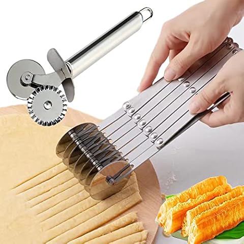 MTOMDY 7 Wheel Pastry Cutter Pizza Cutter Cover